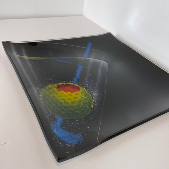 Glass Tray by Michael Godard “Fore” - Picture 12 of 12